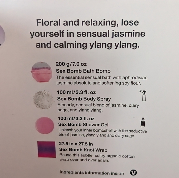 NEW Lush SEX BOMB Gift Set - Picture 3 of 3